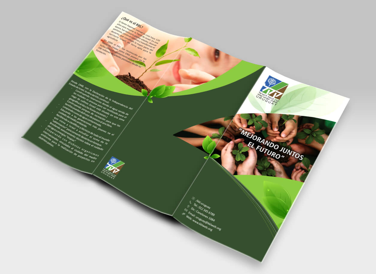 KKL JNF Uruguay graphic & web design