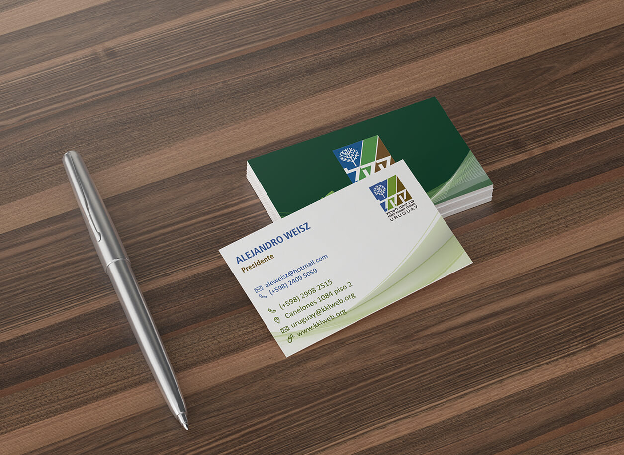 KKL JNF Uruguay graphic & web design
