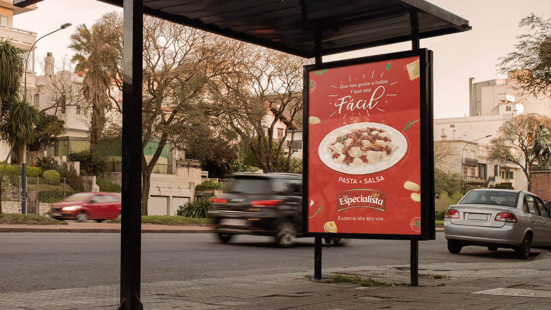 OOH advertising graphic design